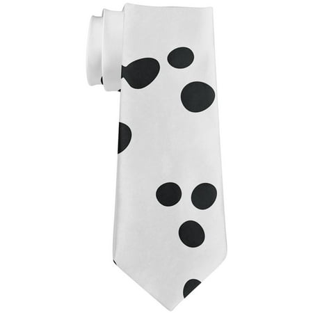 Halloween Dalmatian Dog Spots All Over Neck Tie