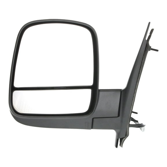 MIRROR Compatible with 2008-2014 GMC Savana 1500 Chevrolet Express Left Driver Heated Power Glass Textured Black