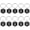 Black, variant on 10PCS Number Tags 1-10, Number Key Tags Stainless Steel Numbered Keychain Metal Sheet Plate with Key Rings for Organizer Field Sales Hangers Clothes Labels ID, Hexagon, Black