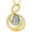 Style A, variant on 14K Gold Plated Moss Agate Genuine Diamond Necklace Dainty Pear Natural Moss Agate Pendant Necklace Diamond Jewelry Anniversary Birthday Christmas Gifts for Women Mom Her
