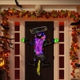 thumbnail image 3 of Muñeco de bruja para Halloween, juguetes de decoración al aire libre que se choca en el árbol, colgante de puerta aterradora, accesorios para porche, novedad de 2023, 3 of 4