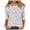 Multicolor, variant on SHE IS Womens 3/4 Sleeve Tops, Floral Shirts for Women Trendy Womens Crop Tops Long Sleeve White Blouse for Women Dressy Tunic Tops for Leggings with Ruffle Hem