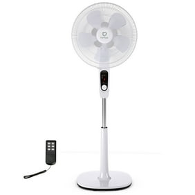 Fantask 16 Oscillating Pedestal Fan 3 Speed Double Blades Height