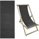 thumbnail image 1 of Tela de repuesto para silla de playa (145 x 43 cm), color negro. Ideal para patio, jardín, playa, hogar, etc., 1 of 8