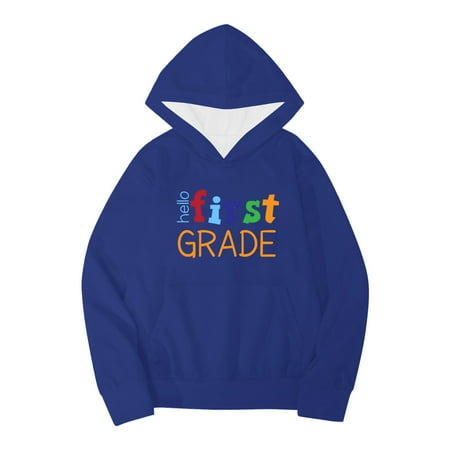 

Kids Boys Girls Autumn WInter School Season Letter Printed Long Sleeve Hoodie Warm And Comfortable Tops Children s Clothing123Infant Halloween Costume Fall Outfits Baby Girl Infant Hoodie
