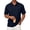 Navy Blue, variant on RICHCOIN Polo Shirts for Men Textured Knit Golf Shirts Casual Short Sleeve Old Money Tops