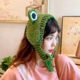thumbnail image 5 of Gorro De Rana Divertido Unisex 2021, Gorro De Punto De Ganchillo Bonito, Gorro De Protección Para Los Oídos, Gorro, Gorro, Accesorio De Fotografía Para Fiesta Diaria Minnieouse AP006541-04, 5 of 5