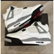 thumbnail image 2 of Ni - ke Size 6.5Y - BRAND NEW Jordan 4 Retro White Cement (2025) (GS) IB4171-100, 2 of 5