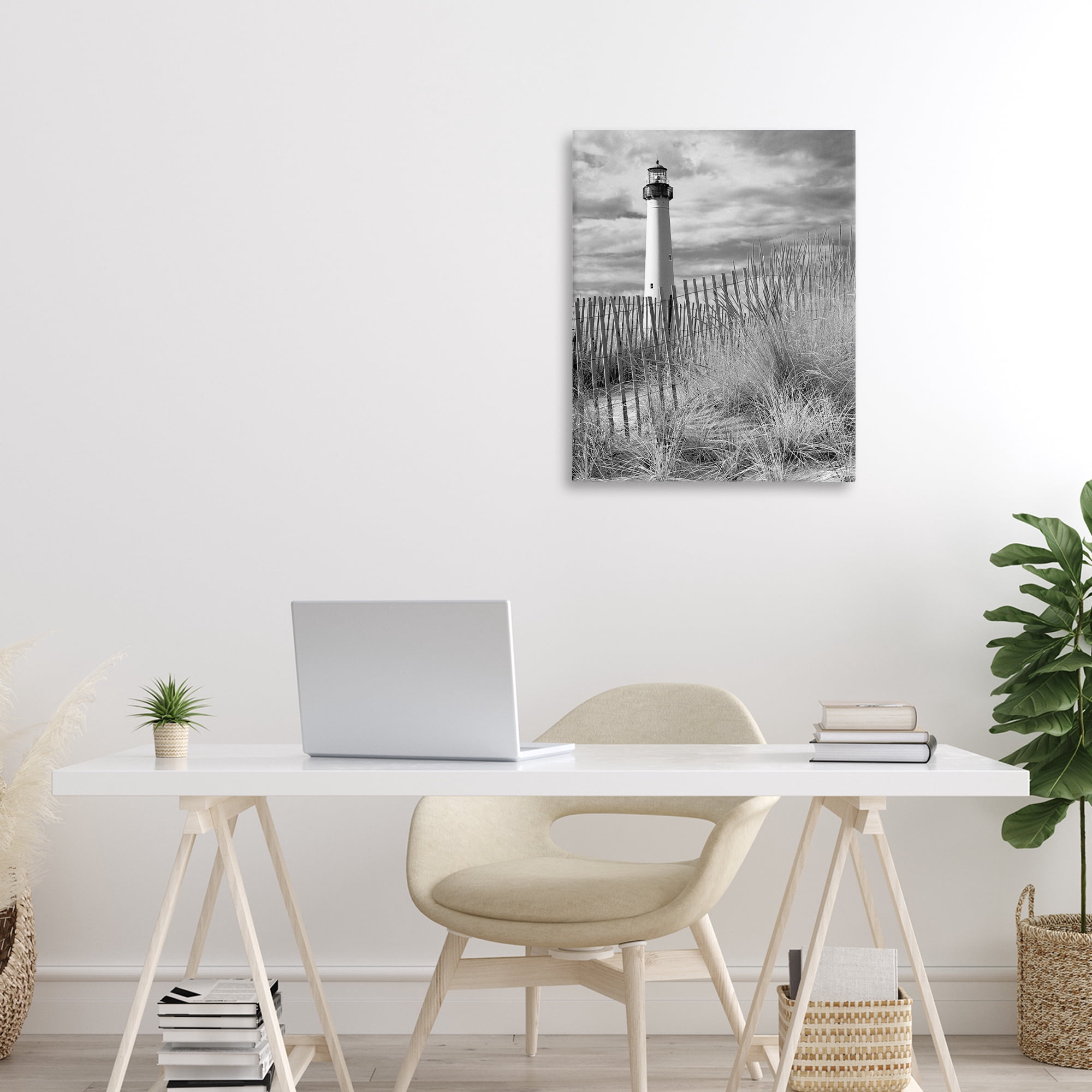 Stupell Industries Cape May Lighthouse View Canvas Wall Art, design by MJ Photography