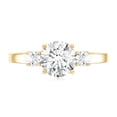 thumbnail image 4 of Rosec Jewels - Lab Grown Diamond Engagement Ring - 7 mm Circle Diamond Ring - Ef-Vs Quality, 18K Yellow Gold, US 7.00, 4 of 8