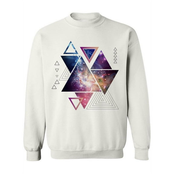 Abstract Hipster Figure Sweatshirt Women -Image by Shutterstock, Female Small