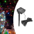 thumbnail image 4 of Luces de Cuerda Solar, Luz Solar Decorativa Recargable Que Ahorra Energía de Energía Control de Inteligente de Luz para Balcones Mazos Cercas para Barras de Escaleras de Ventana, 4 of 7