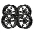thumbnail image 3 of 20" Inch SOTA 572DM SPYK 20x9 6x5.5" +18mm Death Metal Black Wheel Rim, 3 of 5