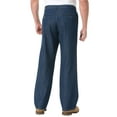 thumbnail image 2 of KingSize Men's Big & Tall Relaxed Fit Comfort Waist Pleat-Front Expandable Jeans, 2 of 4