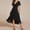 01-Black, variant on Women's V Neck Chiffon Midi Dress Ruffle Short Sleeves High Low Hem Elegant Wedding Guest Party Cocktail Dress 16-Yellow XL