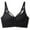 Black, variant on ktowifly Front Snap Bras for Women Padded Seamless Bralettes Soft Solid Color Underwear Trendy Clothes