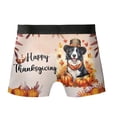 thumbnail image 2 of Happy Thanksgiving Border Collie Welcome Thankful Fall Autumn Pumpkin All Over Print Boxer Briefs Underwear for Men Dad Borders Dog Lovers Gifts Idea - 02021, 2 of 6
