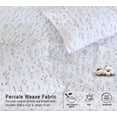 thumbnail image 7 of RUVANTI 100% Organic Cotton Sheets - Twin XL Sheet Sets - 3 Piece Percale Weave Bedding, Crisp, Cooling & Breathable, Soft & Durable, 16" Deep Pocket, Hotel Quality Sábanas - Field Flower, 7 of 7