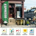 thumbnail image 7 of QSUM Espresso Sign Feather Flag with Pole Kit,7FT Espresso Decoration Display, Espresso Business Sign,Espresso Swooper Flag, 7 of 7