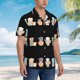 thumbnail image 3 of Balery Little Chef Gnome Camisas hawaianas de manga corta para hombre, camisas playeras de corte holgado, camisas de vacaciones con botones,X-Large, 3 of 7