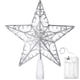 thumbnail image 1 of Decoración para árbol de Navidad Nuanchu Silver Glitter con 20 luces LED, 1 of 7
