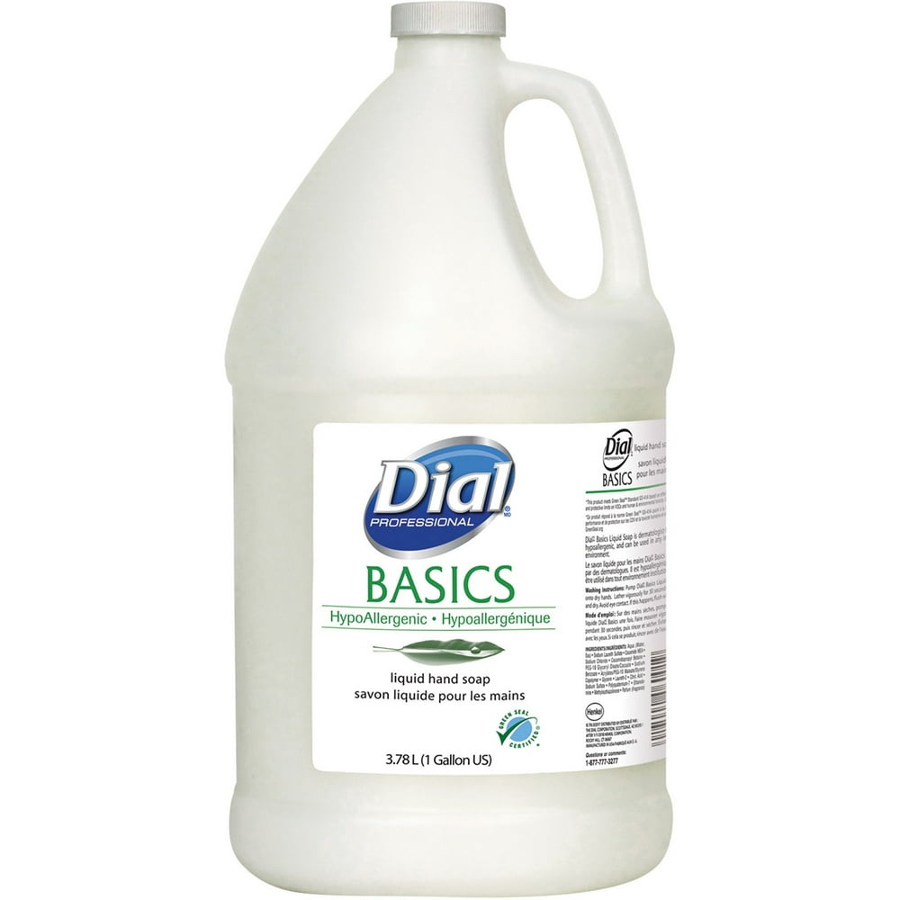 Dial, DIA06047CT, Basics Liquid Hand Soap Refill, 4 / Carton Walmart