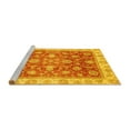 thumbnail image 2 of Ahgly Company Machine Washable Indoor Rectangle Oriental Yellow Traditional Area Rugs, 7' x 10', 2 of 4