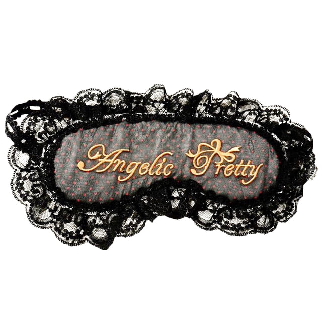 Sleeping Mask Lovely Lace Letter Decor Sleeping Eye Cover Blindfold Eyeshade