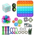 thumbnail image 1 of Set de ejercicios de manos Fidget Toy, 21/30 unidades, descompresión sensorial, 1 of 5