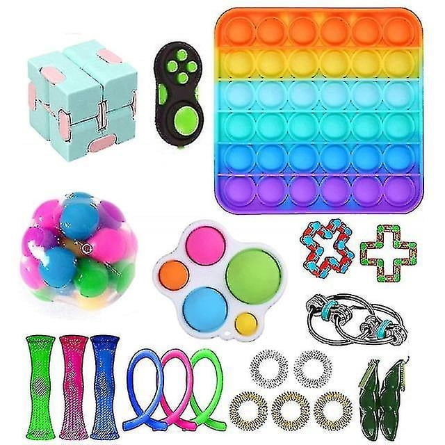 Set de ejercicios de manos Fidget Toy, 21/30 unidades, descompresión sensorial