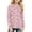 #A01-Pink, variant on Abcomgle Girls Long Sleeve T Shirts Size 6-7 Trendy Rainbow Striped Crewneck Shirts for Girls Fall Basic Girls Tops Loose Blouses for Girls