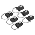thumbnail image 2 of Yunxwd 6 piezas de anillos en D para kayak, anillo en D para kayak, material de acero inoxidable de plástico resistente a la corrosión, piezas de hebilla de navegación pequeñas y compactas, hebilla en, 2 of 5