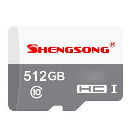512GB Micro SD Card Memory Card High Speed Class 10 TF Card With Adapter For (Best Sd Card Cleaner For Android)