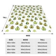 thumbnail image 3 of Sikiie Avocado Friends Ultra-Soft Micro flannel Blanket Luxury All Seasons Warm Blanket for Bedding Sofa and Travel (4 sizes)-50"x40", 3 of 7