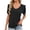 02# Black, variant on Plus Size Women's Cotton Tops Puff Sleeve Blouse Loose Fit Oversized Casual Summer Top Flowy Boho Chic Blouson Style Lightweight Breathable for Vacation Beach Daily Wear S-2XL