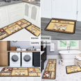 thumbnail image 7 of Fat Chef Kitchen Rugs Sets of 2, I Love Cooking Farmhouse Washable Anti Fatigue Kitchen Runner Mats for Floor, Non Slip Comfort Standing Holiday Decor Mat for Sink,Laundry,Office 17"x 47"+17"x 30", 7 of 7