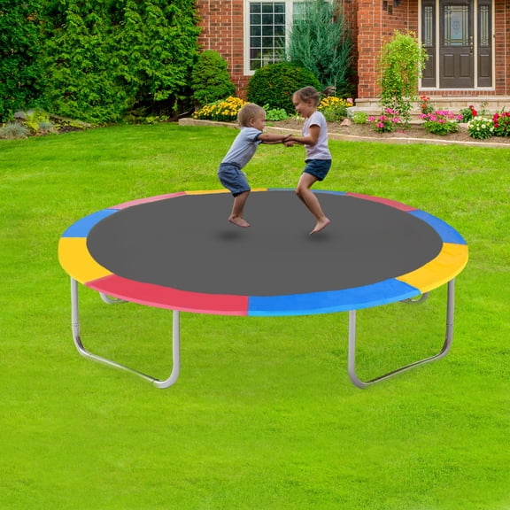 15FT PVC Trampoline Edge Cover Springs Protection Pad Trampoline Replacement Safety Pad Multi-Color
