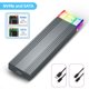 thumbnail image 3 of M.2 NVMe SATA SSD Case 5/10Gbps RGB Caja de disco duro para 2230/2242/2260/2280 SSD Hugtrwg Para estrenar, 3 of 9