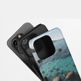 thumbnail image 4 of Clear Ocean Rocks Water For All iPhone Series Protective Phone Case Nature Seascape Turquoise Blue, 4 of 7