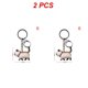 thumbnail image 1 of MINI llavero de gato lindo de dibujos animados para mujer, llavero de gato lindo, llavero de gato creativo Kawaii, llavero de coche para mujer, accesorios colgantes, regalos DIY, 1-5 piezas, 1 of 4