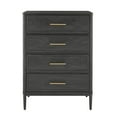 thumbnail image 3 of Better Homes & Gardens Oaklee 4 Drawer Dresser, Charcoal Finish, 3 of 10