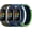Blue+Green+Army green, variant on 3 Pack Nylon Watch Band Compatible with Fitbit Charge 6 / Fitbit Charge 5 Band,Adjustable Braided Straps Band Soft Breathable Stretchy Loop Strap for Charge 6 / Charge 5