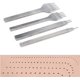 thumbnail image 1 of 4 piezas Kit de herramientas de perforación de cuero Diy Kit de herramientas de perforación de artesanía de cuero Garra (4 mm). Afortunado Sencillez, 1 of 4