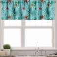 thumbnail image 3 of Ambesonne Bird of Paradise Valance & Curtain, Tropical Accents, 55"x24", Pale Blue and Multicolor, 3 of 7