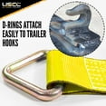 thumbnail image 4 of 4" x 30' Winch Strap with D-Ring – 2 Pack, 4 of 7