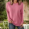 thumbnail image 2 of EDFBUYKRS Fall Shirts Womens Tops Long Sleeve Print Loose Blouse S, 2 of 5
