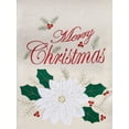 thumbnail image 5 of Violet Linen Seasonal Picks Decorative Appliqued Embroidered Christmas Table Runner, 13" x 70", Plaid Design, 5 of 5