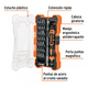 thumbnail image 2 of Juego De Desarmador De Joyero Con 30 Puntas 14162 Naranja/Negro, 2 of 3