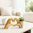thumbnail image 7 of LAMIRO Hand Heart Gesture Sculpture, Resin Figurine Home Decor, Love Gesture Desktop Ornament for Living Room, Office, Bedroom, Abstract Art Figurines for Adults, 7 of 7