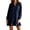 Navy, variant on YuXingFu Maxi Dresses for Women Mini Collared Plus Size Womens Dress Long Sleeve A Line Casual Summer Yellow S